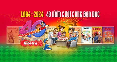 Tuổi Trẻ Cười số 1-1-2024: Ấn phẩm đặc biệt '40 năm cười cùng bạn đọc'- Ảnh 1. Tuổi Trẻ Cười số 1-1-2024: Ấn phẩm đặc biệt