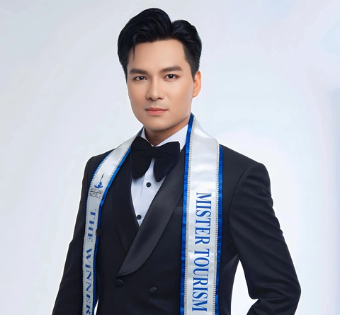 Quốc Trí - á quân Gương mặt Truyền hình 2022 - tham gia cuộc thi Nam vương Du lịch Thế giới 2023 - Ảnh: NVCC Quốc Trí - á quân Gương mặt Truyền hình 2022 - tham gia cuộc thi Nam vương Du lịch thế giới 2023 - Ảnh: NVCC