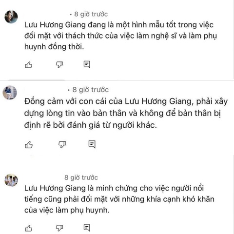 Hội 'phụ huynh' xúc động với câu chuyện của Lưu Hương Giang và con gái- Ảnh 2. Hội 'phụ huynh' xúc động với câu chuyện của Lưu Hương Giang và con gái- Ảnh 2.