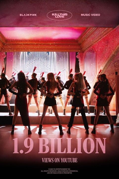 Kill This Love của BlackPink vượt 1,9 tỉ lượt xem trên YouTube - Ảnh: Yonhap Kill this love của BlackPink vượt 1,9 tỉ lượt xem trên YouTube - Ảnh: Yonhap