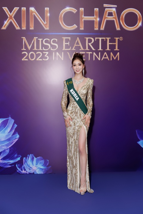 Trương Ngọc Ánh 'bao' cả nhà hát mời thí sinh Miss Earth xem À ố show- Ảnh 8. Đại diện Hàn Quốc