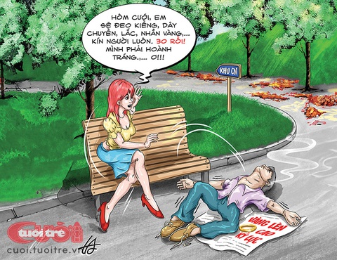 Kết hôn trước tuổi 30 dễ hay khó?- Ảnh 1. Kết hôn trước tuổi 30 dễ hay khó? - Tranh: Nguyễn Tuấn Anh