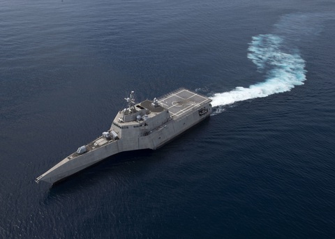 Trung Quốc tố tàu chiến Mỹ xâm nhập ở Biển Đông- Ảnh 1. Tàu USS Gabrielle Giffords của Mỹ - Ảnh: Defense Blog