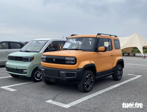 Đánh giá nhanh Baojun Yep sắp bán ở Việt Nam: Ngoại hình giống VF 3, đỗ xe không cần người lái- Ảnh 2. Tại Trung Quốc, Baojun Yep được xếp vào cùng phân khúc với Wuling HongGuang MiniEV - Ảnh: BẢO LÂM