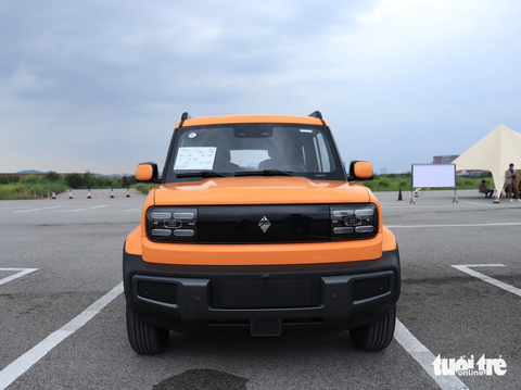 Đánh giá nhanh Baojun Yep sắp bán ở Việt Nam: Ngoại hình giống VF 3, đỗ xe không cần người lái- Ảnh 3. Phần lưới tản nhiệt được che lại như hầu hết các dòng xe điện khác - Ảnh: BẢO LÂM