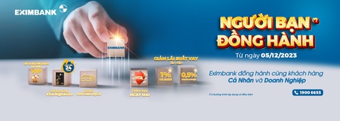 Ngân hàng tăng tốc đẩy vốn ra thị trường dịp cuối năm- Ảnh 1. Eximbank hướng đến mục tiêu là người bạn đồng hành của doanh nghiệp - Ảnh: EIB