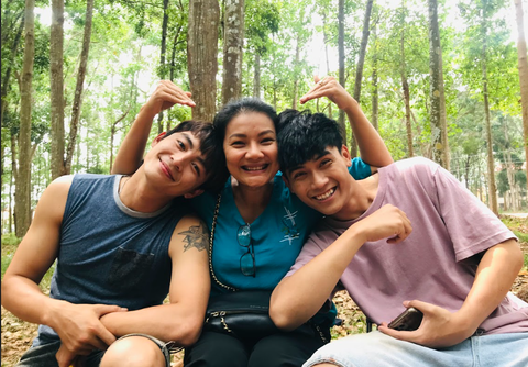 Diễn viên Lãnh Thanh, Kiều Trinh, Võ Điền Gia Huy tham gia phim Ước mình cùng bay - Ảnh: ĐPCC Diễn viên Lãnh Thanh, Kiều Trinh, Võ Điền Gia Huy tham gia phim Ước mình cùng bay - Ảnh: ĐPCC