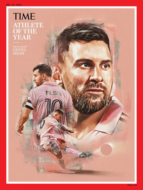 Messi được tạp chí nổi tiếng của Mỹ vinh danh- Ảnh 1. Messi được tạp chí Time vinh danh vì sức ảnh hưởng của anh đến nền bóng đá Mỹ - Ảnh: TIME