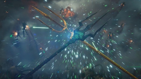 Phản diện Aquaman 2 sở hữu vũ khí đáng sợ nhấn chìm thế giới- Ảnh 3. Aquaman và Black Manta đối đầu trong phim - Ảnh: ĐPCC