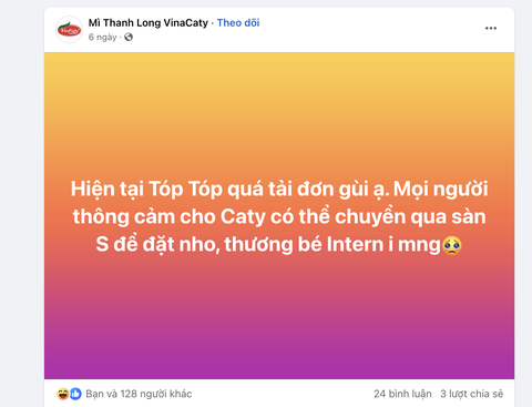 Chủ mì tôm thanh long nói về nghi vấn dùng chiêu trò marketing- Ảnh 2. Mì tôm thanh long cháy hàng trên TikTok Shop - Ảnh: Vina Caty