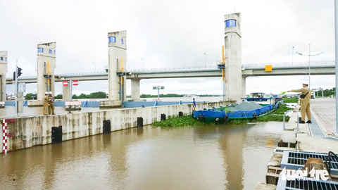 Kiên Giang dự báo có khoảng 30.000 hộ dân thiếu nước sinh hoạt vào mùa khô 2023-2024- Ảnh 1. UBND tỉnh Kiên Giang yêu cầu các đơn vị liên quan phối hợp Công ty TNHH MTV Khai thác thủy lợi miền Nam vận hành hợp lý cống Cái Lớn - Cái Bé để đảm bảo cho người dân phục vụ sản xuất nông nghiệp và sinh hoạt - Ảnh: CHÍ CÔNG