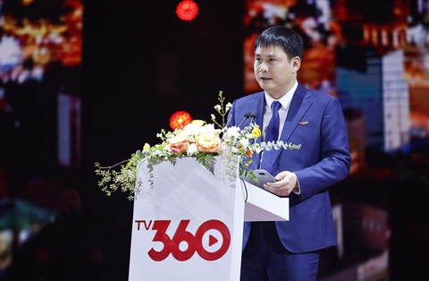 Bản quyền EURO 2024 tại Việt Nam đã có chủ- Ảnh 3. Ông Cao Anh Sơn- tổng Giám đốc Tổng Công ty Viễn thông Viettel (Viettel Telecom) phát biểu tại lễ công bố bản quyền EURO 2024 sáng 6-12 - Ảnh: VIETTEL Telecom