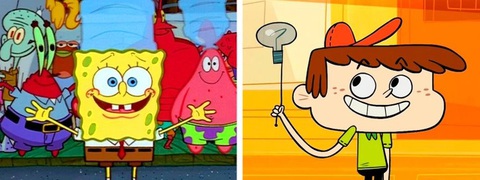 Những bộ phim hoạt hình 'đình đám' đã thay đổi như thế nào theo thời gian?- Ảnh 11. SpongeBob SquarePants và Toon Marty.