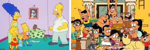 Những bộ phim hoạt hình 'đình đám' đã thay đổi như thế nào theo thời gian?- Ảnh 12. The Simpsons và The Casagrandes.