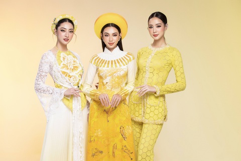 Từ trái qua: Lương Thùy Linh, Thùy Tiên, Bảo Ngọc làm đại sứ cuộc thi Từ trái qua: Lương Thùy Linh, Thùy Tiên, Bảo Ngọc làm đại sứ cuộc thi