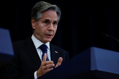 Ngoại trưởng Mỹ Antony Blinken - Ảnh: REUTERS Ngoại trưởng Mỹ Antony Blinken - Ảnh: REUTERS
