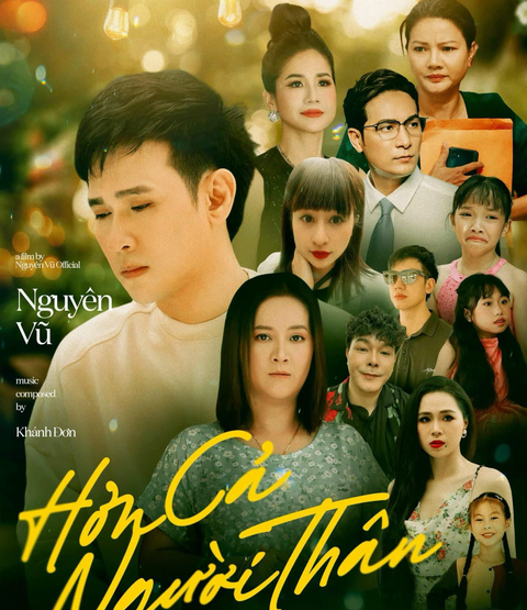 Poster MV ca nhạc MV ca nhạc "Hơn cả người thân" có sự tham gia của nhiều nghệ sĩ - Ảnh: Facebook nhân vật