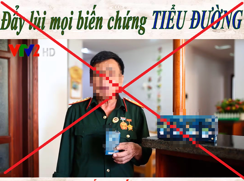 Quảng cáo thuốc chữa tiểu đường lồng ghép logo đài truyền hình lừa dối người tiêu dùng - Ảnh: Chụp màn hình Quảng cáo thuốc chữa tiểu đường lồng ghép logo đài truyền hình lừa dối người tiêu dùng