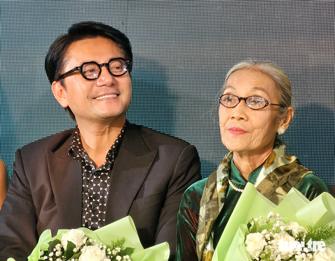 Diễn viên Trương Minh Cường và diễn viên Thanh Hiền của Lật mặt 7 - Ảnh: MI LY Diễn viên Trương Minh Cường và diễn viên Thanh Hiền của Lật mặt 7 - Ảnh: MI LY