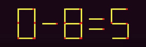 Thử tài IQ: Di chuyển hai que diêm để 5x2=8 thành phép tính đúng- Ảnh 5. Thử tài IQ: Di chuyển hai que diêm để 5x2=8 thành phép tính đúng- Ảnh 5.
