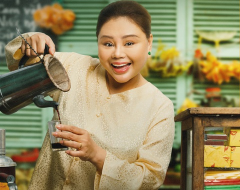 Hé lộ vai diễn của Lê Giang trong phim Tết đối đầu Trấn Thành- Ảnh 1. Tạo hình bà chủ nhà trọ Lê do Lê Giang đảm nhận