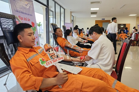 Chương trình Tuần lễ hồng EVN lần thứ IX năm 2023 tại Quảng Trị- Ảnh 1. Chương trình Tuần lễ hồng EVN lần thứ IX năm 2023 tại Quảng Trị- Ảnh 1.