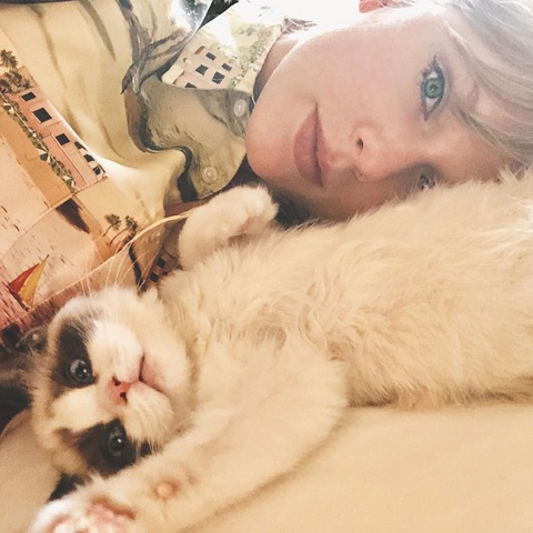Taylor Swift thường xuyên chia sẻ ảnh mèo trên trang cá nhân - Ảnh: Instagram NV Taylor Swift thường xuyên chia sẻ ảnh mèo trên trang cá nhân - Ảnh: Instagram NV