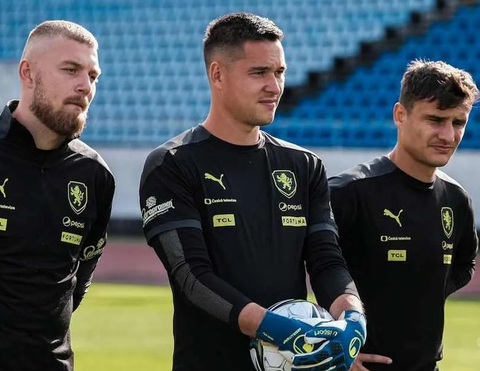 AFC cho phép Filip Nguyễn thi đấu Asian Cup 2023- Ảnh 1. Filip Nguyễn trong màu áo tuyển CH Czech - Ảnh: FACR