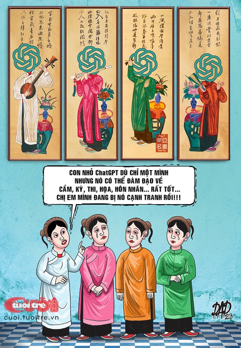 ChatGPT qua mặt cả bốn chị em tố nữ - Ảnh 1. ChatGPT qua mặt cả bốn chị em tố nữ - Ảnh 1.