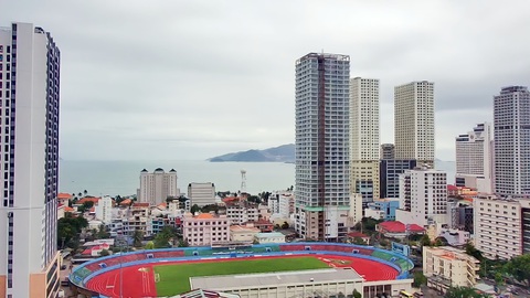 Khánh Hòa gấp rút sửa chữa sân vận động 19-8 trước mùa giải V-League 2023 - Ảnh 1. Khánh Hòa gấp rút sửa chữa sân vận động 19-8 trước mùa giải V-League 2023 - Ảnh 1.