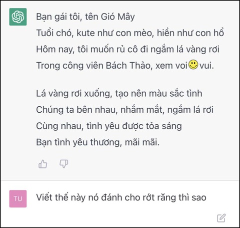 ChatGPT cho rằng Chí Phèo yêu Tú Cường, đá văng Thị Nở ra... chuồng gà! - Ảnh 5. ChatGPT cho rằng Chí Phèo yêu Tú Cường, đá văng Thị Nở ra... chuồng gà! - Ảnh 5.