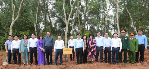 Lãnh đạo tỉnh Nghệ An và Ngân hàng TMCP Bắc Á, Tập đoàn TH chụp ảnh lưu niệm sau khi hoàn thành trồng cây trong khuôn viên đền Chung Sơn Lãnh đạo tỉnh Nghệ An và Ngân hàng TMCP Bắc Á, Tập đoàn TH chụp ảnh lưu niệm sau khi hoàn thành trồng cây trong khuôn viên đền Chung Sơn