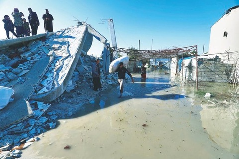Động đất gây lũ cuốn trôi một ngôi làng ở Syria, nhiều di tích lịch sử hư hại - Ảnh 1. Động đất gây lũ cuốn trôi một ngôi làng ở Syria, nhiều di tích lịch sử hư hại - Ảnh 1.