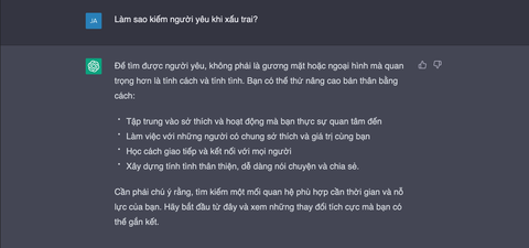 Trước 14-2, nhờ ChatGPT tư vấn để thoát ế và cái kết - Ảnh 1. Trước 14-2, nhờ ChatGPT tư vấn để thoát ế và cái kết - Ảnh 1.