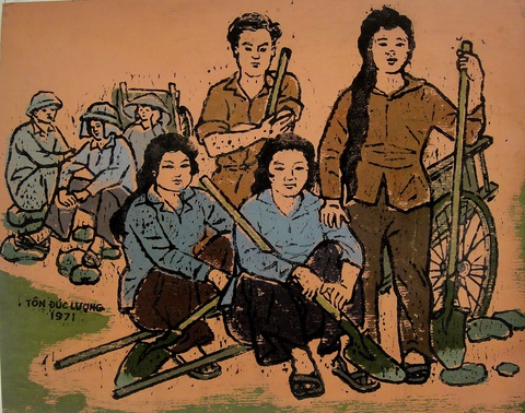 Họa sĩ Tôn Đức Lượng - người cả đời vẽ về thanh niên, cách mạng - qua đời - Ảnh 5. Họa sĩ Tôn Đức Lượng - người cả đời vẽ về thanh niên, cách mạng - qua đời - Ảnh 5.