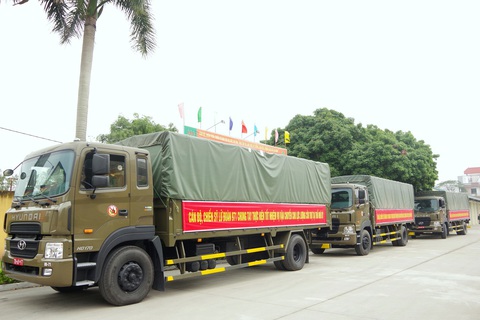 Quân đội Việt Nam chuyển 35 tấn hàng, thiết bị hậu cần sang giúp Thổ Nhĩ Kỳ - Ảnh 1. Quân đội Việt Nam chuyển 35 tấn hàng, thiết bị hậu cần sang giúp Thổ Nhĩ Kỳ - Ảnh 1.