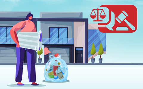 Hàng xóm xả rác trước cửa nhà, tôi phải làm sao? - Ảnh 1. Hàng xóm xả rác trước cửa nhà, tôi phải làm sao? - Ảnh 1.