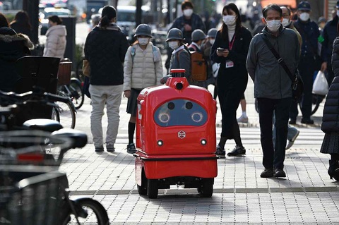 Nhật Bản dự kiến sử dụng robot giao hàng - Ảnh 1. Nhật Bản dự kiến sử dụng robot giao hàng - Ảnh 1.