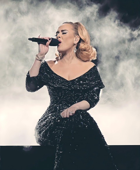 Adele rạng rỡ, gợi cảm cùng thiết kế của Công Trí - Ảnh 5. Adele rạng rỡ, gợi cảm cùng thiết kế của Công Trí - Ảnh 5.