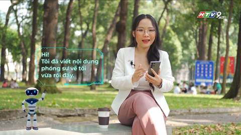 Dùng AI làm phóng sự truyền hình tại Việt Nam - Ảnh 1. Dùng AI làm phóng sự truyền hình tại Việt Nam - Ảnh 1.