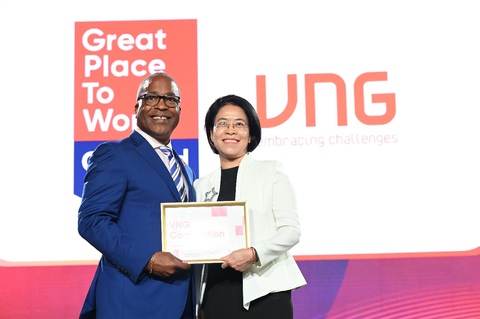 VNG đạt chứng nhận toàn cầu Nơi làm việc tốt nhất (Great Place to Work®) - Ảnh 1. VNG đạt chứng nhận toàn cầu Nơi làm việc tốt nhất (Great Place to Work®) - Ảnh 1.