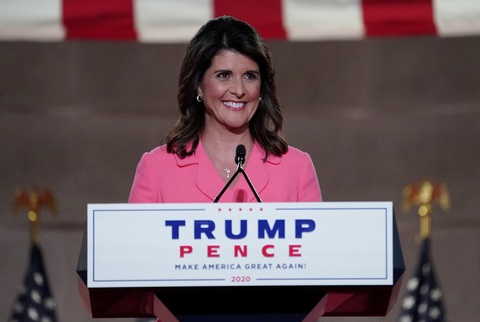 Nikki Haley - lính cũ ông Trump thành đối thủ tranh cử tổng thống Mỹ 2024 - Ảnh 1. Nikki Haley - lính cũ ông Trump thành đối thủ tranh cử tổng thống Mỹ 2024 - Ảnh 1.