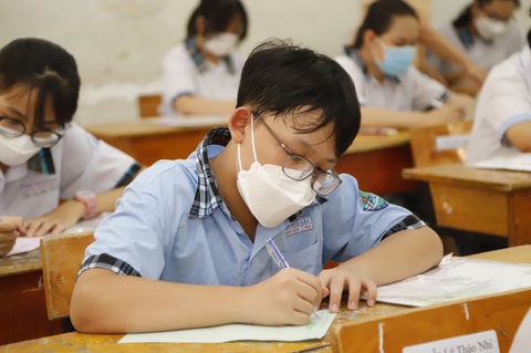 Thí sinh thi vào lớp 10 công lập tại TP.HCM năm 2022 - Ảnh: N.HÙNG Thí sinh thi vào lớp 10 công lập tại TP.HCM năm 2022 - Ảnh: N.HÙNG