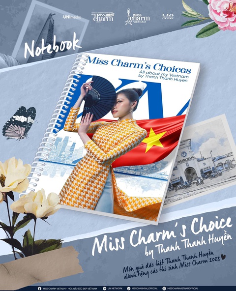 Bất ngờ Thanh Thanh Huyền làm notebook du lịch tặng thí sinh Miss Charm 2023 - Ảnh 3. Bất ngờ Thanh Thanh Huyền làm notebook du lịch tặng thí sinh Miss Charm 2023 - Ảnh 3.