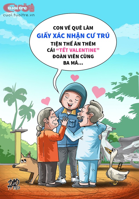 Thêm một cái Tết đoàn viên nhờ... giấy xác nhận cư trú - Ảnh 1. Thêm một cái Tết đoàn viên nhờ... giấy xác nhận cư trú - Ảnh 1.