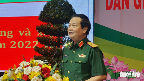 Quân khu 7 gặp mặt cán bộ cao cấp quân đội nghỉ hưu, nghỉ công tác năm 2023 - Ảnh 1. Quân khu 7 gặp mặt cán bộ cao cấp quân đội nghỉ hưu, nghỉ công tác năm 2023 - Ảnh 1.