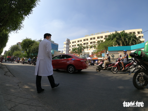 Cận cảnh đường hầm chuyển bệnh duy nhất tại bệnh viện ở TP.HCM - Ảnh 7. Cận cảnh đường hầm chuyển bệnh duy nhất tại bệnh viện ở TP.HCM - Ảnh 7.