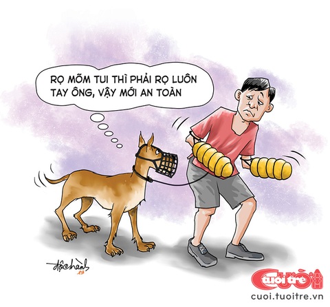 Chó dữ rọ mõm, chủ dữ... rọ tay - Ảnh 1. Chó dữ rọ mõm, chủ dữ... rọ tay - Ảnh 1.