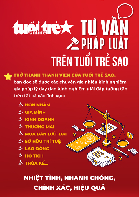 Luật sư tư vấn mọi vấn đề trên Tuổi Trẻ Sao