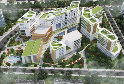 TP.HCM khởi công xây dựng trường đại học y khoa hơn 2.400 tỉ đồng - Ảnh 1. TP.HCM khởi công xây dựng trường đại học y khoa hơn 2.400 tỉ đồng - Ảnh 1.